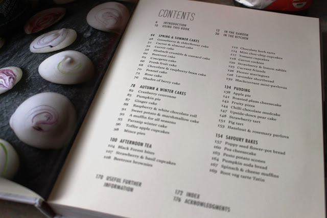 Grow Your Own Cake contents list