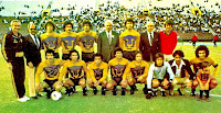 PUMAS DE LA UNAM (CLUB UNIVERSIDAD NACIONAL A. C.) - Ciudad de México, México - Temporada 1980-81 - En esta temporada el PUMAS consiguió su 2º título de Liga y la 1ª Copa de la CONCACAF