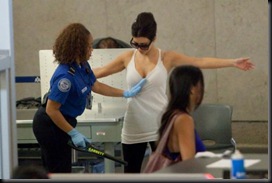 Kim Kardashian getting the pat-down @ LAX Airport 9