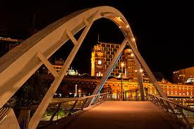 Pedestrian bridge Melbourne