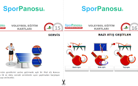 MASA TENİSİ EĞİTİM KARTLARI