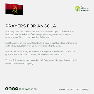World Prayer Stretch Day 5: Prayers for Angola