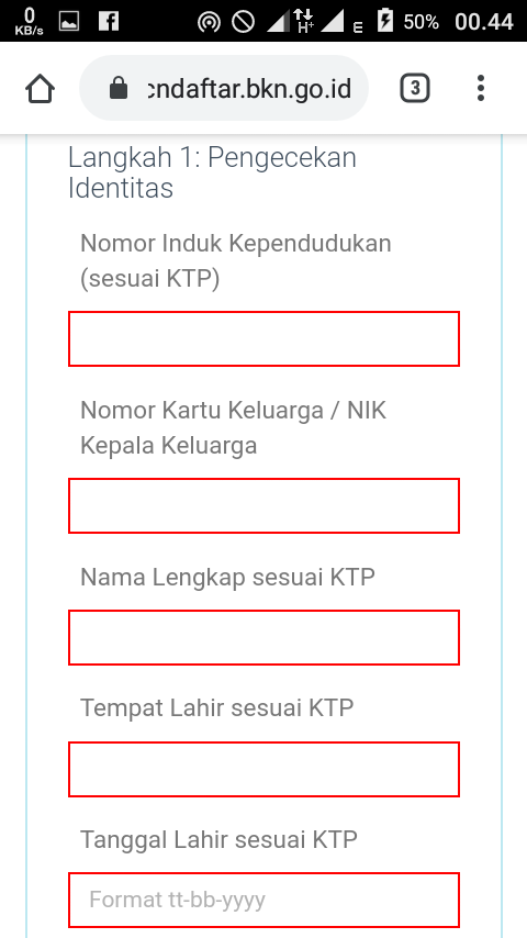 Langkah-langkah pendaftaran CPNS 2019 di sscasn.bkn.go.id ...
