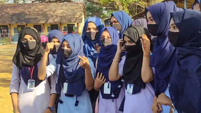 Karnataka hijab row: College suspends 6 Muslim girl students, insisting on wearing hijab in class