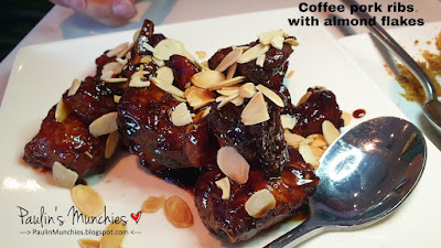 Coffee pork ribs with almond flakes - Tunglok Seafood