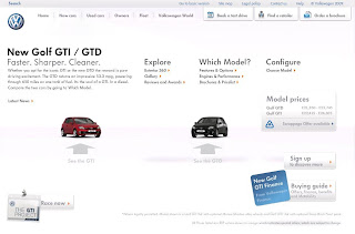 Volkswagen Golf Gti Flash Web Design Site