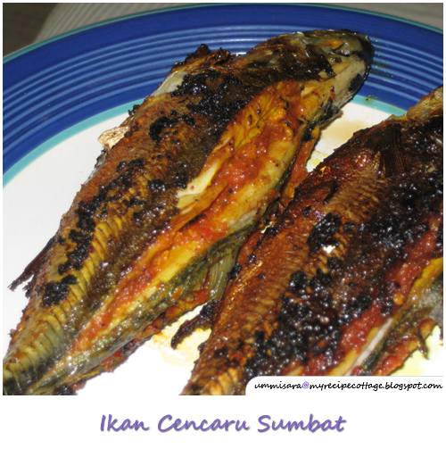 My recipe cottage: Ikan Cencaru Sumbat Mak Tok