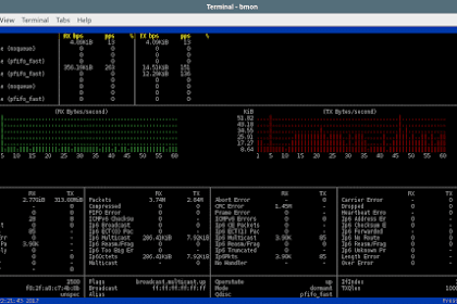 Bmon - Tool Bandwidth Monitoring Real Time Untuk Linux