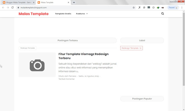 Fitur Template Viomagz Redesign Terbaru