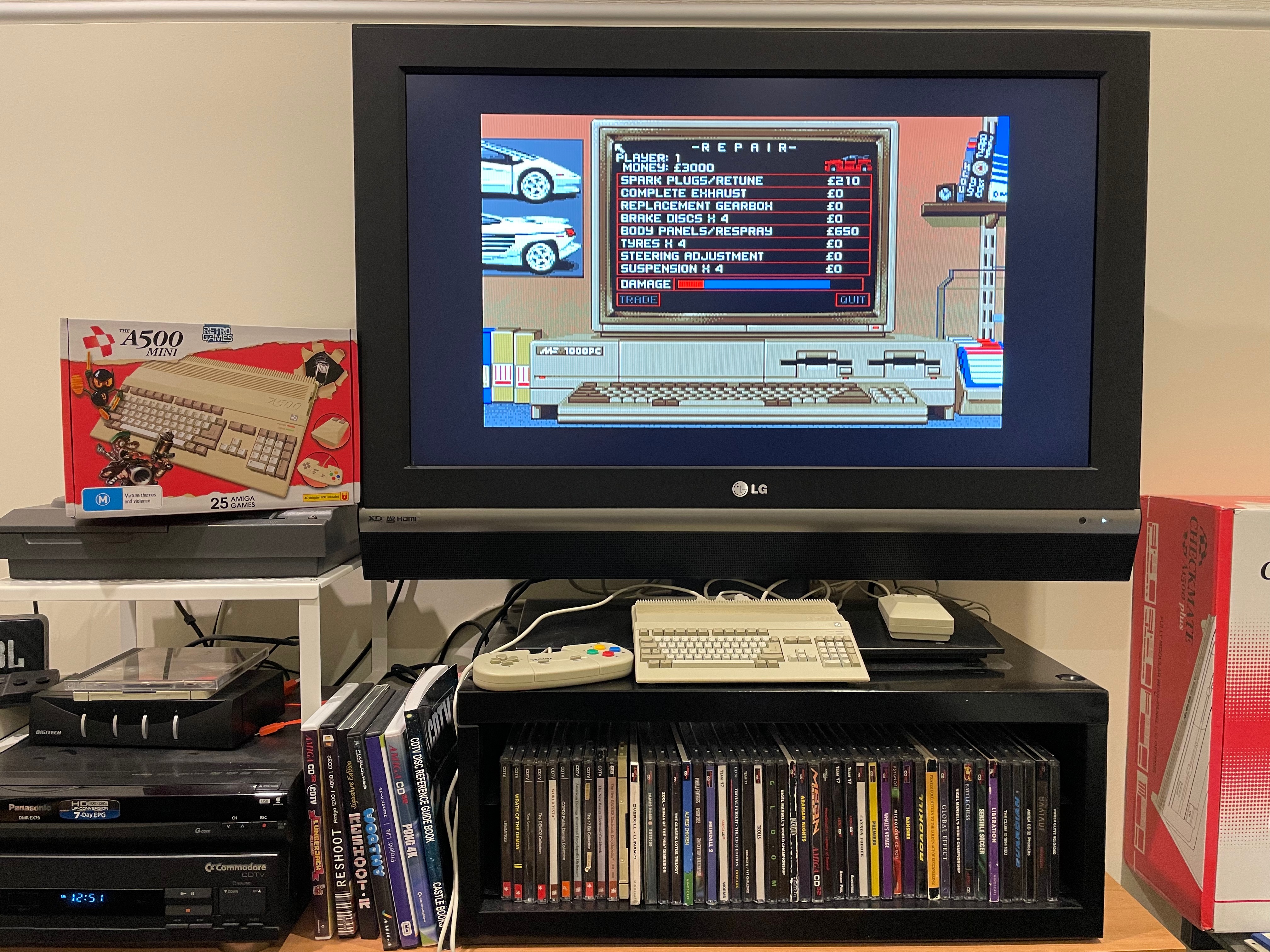 Amiga Game Selector v2 released for the Amiga A500 Mini, Pi400 and