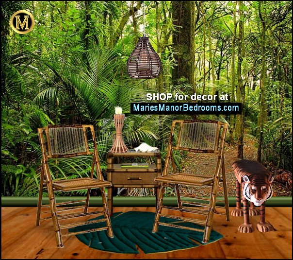 jungle sitting room jungle mural jungle bedroom  furniture rainforest jungle home decor