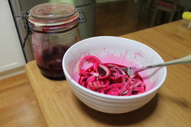 Pink onions and green dresses