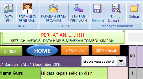 Aplikasi SKP simpel dan otomatis