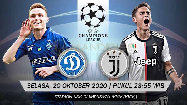 Prediksi Dynamo Kiev Vs Juventus, Selasa 20 Oktober 2020 Pukul 23.55 WIB @ SCTV