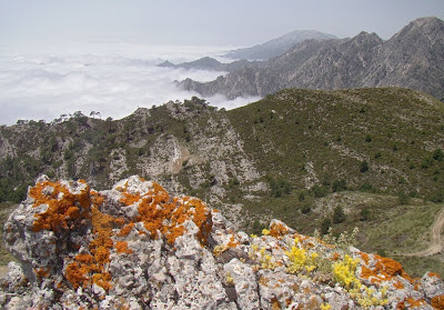 Sierra de Almijara vanaf La Cadena