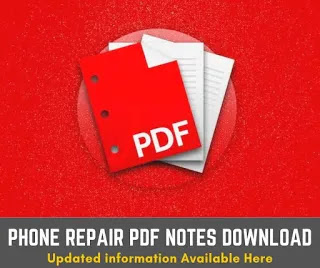 mobile phone repair and maintenance pdf