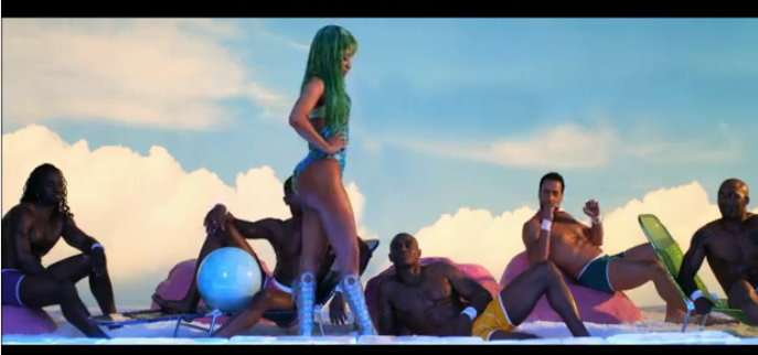 nicki minaj super bass hairstyles. nicki minaj super bass