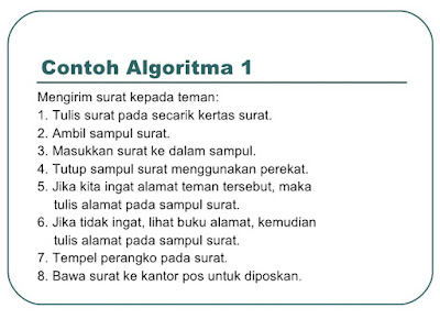 Algoritma Dan Contohnya Dalam Kehidupan Kita Sehari -hari