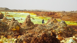 They walk through the Sulfur as its nothing