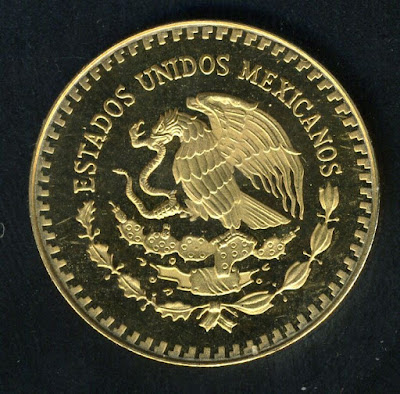 Mexico World Cup Soccer 250 Pesos gold coin