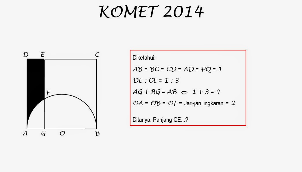 FINAL Utama KOMET 2014 Solusi Nomor  Soal 4 SMP NEGERI 1 