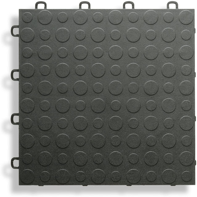 BlockTile Modular Interlocking Garage Floor Tiles