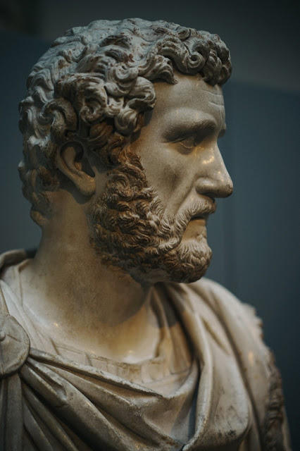 皇帝アントニヌス・ピウスの軍服を着た胸像（Marble bust of the Emperor Antoninus Pius in military dress）