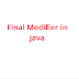 Access Modifiers in java | Final Modifier in java