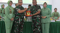 Kunjungi Korem 043/Gatam Pangdam II/Sriwijaya Berikan Arahan Kepada Prajurit, PNS Dan Anggota Persit