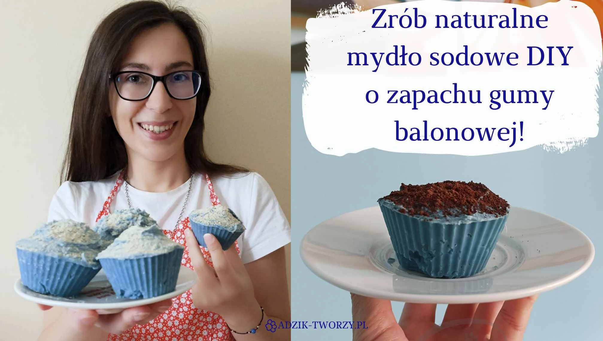 Jak zrobić mydło sodowe DIY o zapachu gumy balonowej - Blog DIY Adzik-tworzy.pl