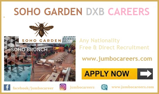 Soho Garden DXB Jobs and careers 2023