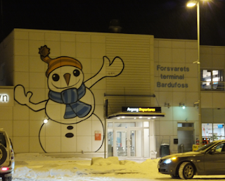 Arctic road trip journey - winter holiday in norway - bardufoss airport