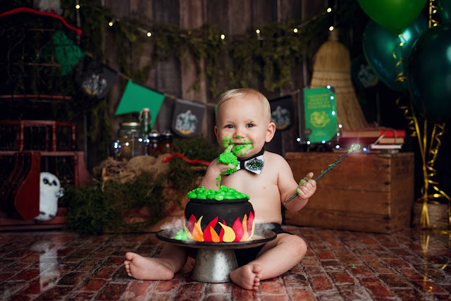 slytherin cake smash