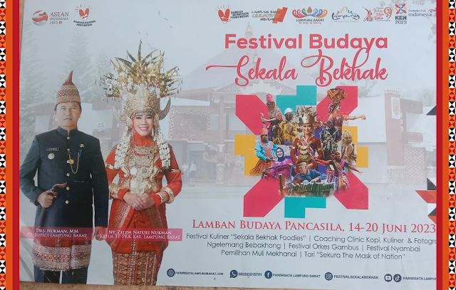 Festival sekala bekhak Lampung Barat