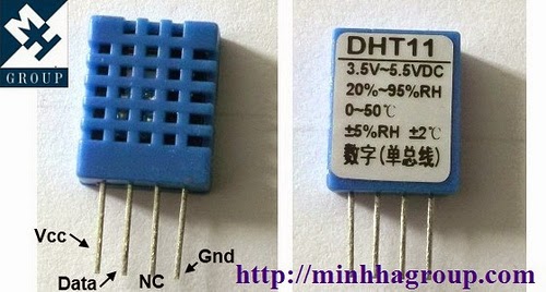 Cảm Biến Nhiệt Độ và Độ Ẩm DHT11