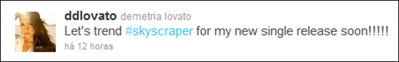 twitter demi skyscraper trend