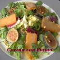 Hueva de maruca en ensalada