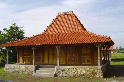 Rumah Adat Bangsal Kencono . Rumah adat Yogyakarta