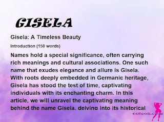 meaning of the name "GISELA"