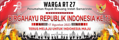 Desain Banner Digahayu RI ke 78 CDR PSD