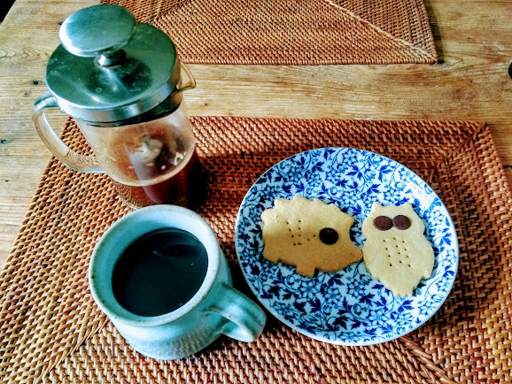 コーヒーとクッキー