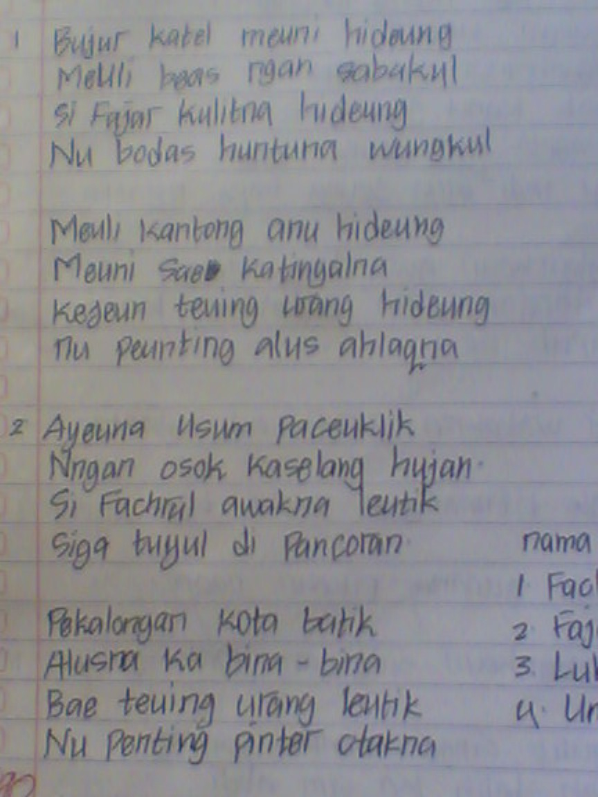 Contoh Nulis Biografi Bahasa Sunda - Downlllll