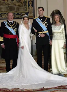 Queen Letizia wedding dress