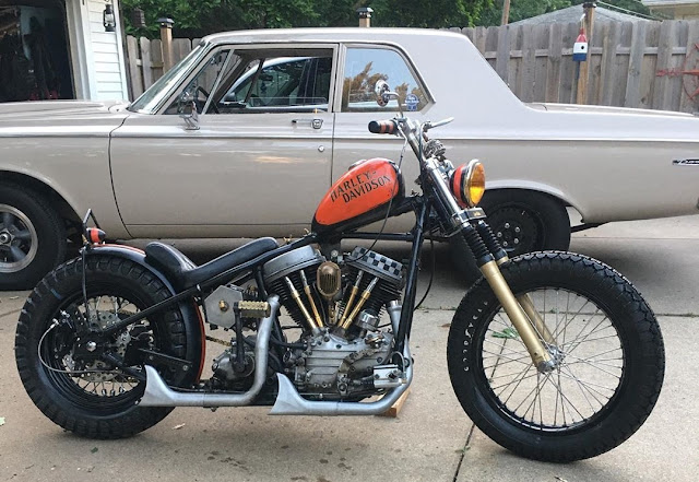 Harley Davidson Panhead By Garage Built Bob Hell Kustom