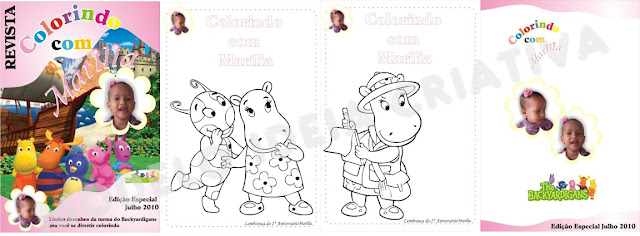 Backyardigans Revista Personalizada Festa Aniversário Infantil