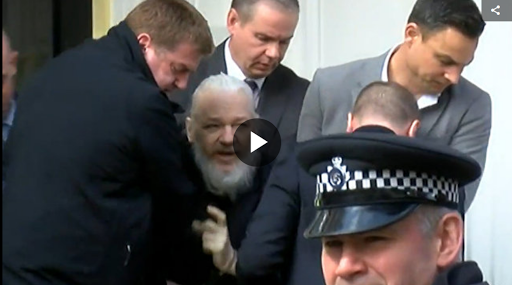 Así es como la Policía británica sacó a la fuerza a Assange de la Embajada de Ecuador
