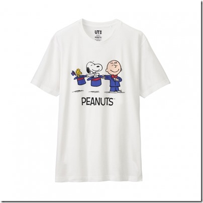 UNIQLO UT X Peanuts Movie Men Short Sleeve Graphic T-Shirt 13