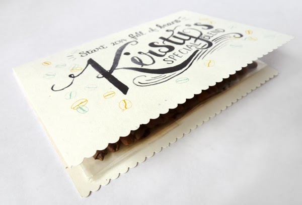 Personalised and Hand Lettered Client Gift Cards by Happiness is...