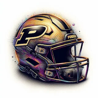 Purdue Boilermakers Concept Football Helmets 2024