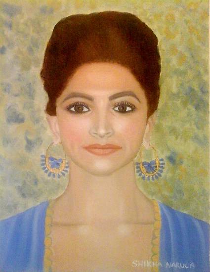 Portrait by Shikha Narula (part of her portfolio on www.indiaart.com)